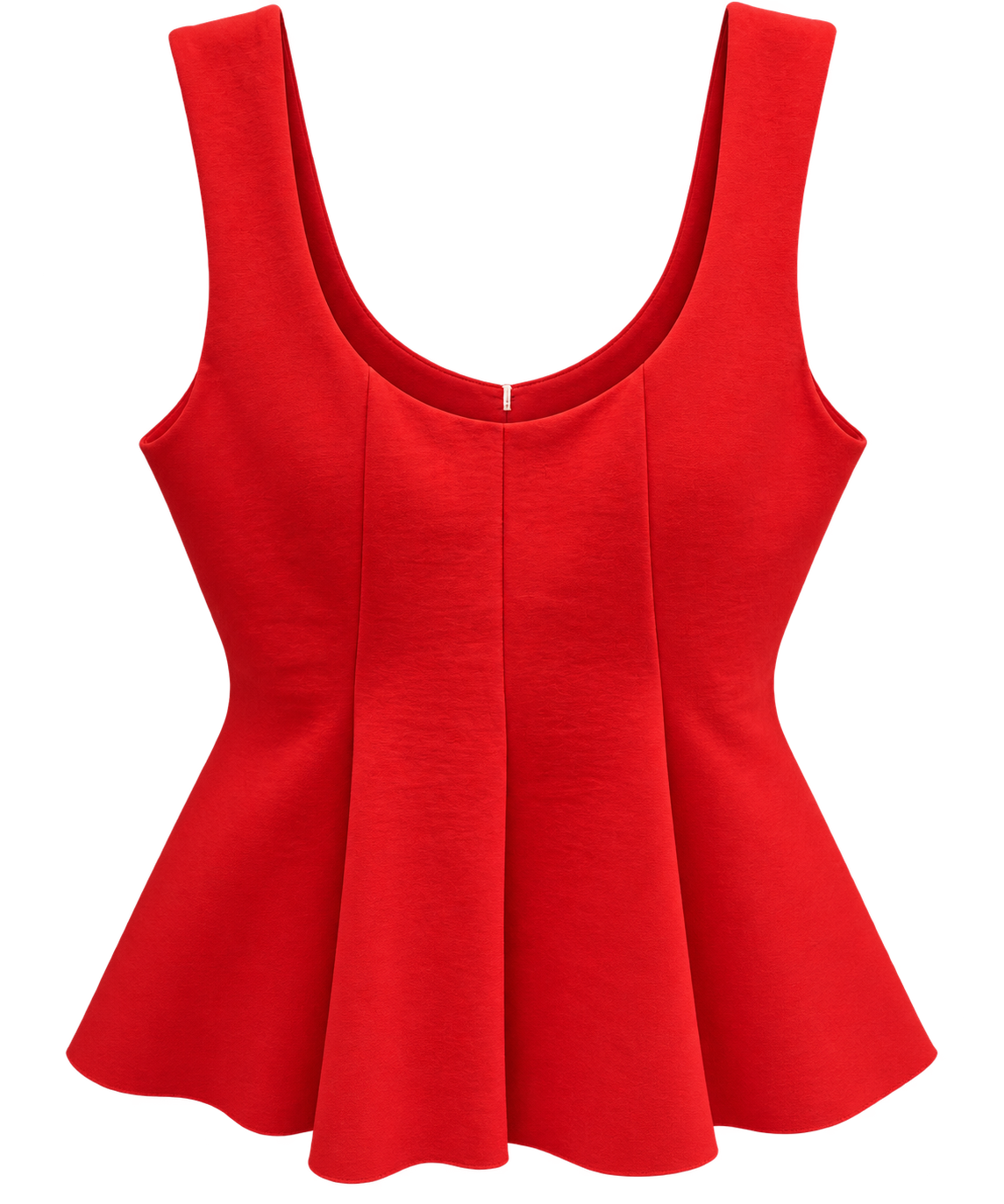 Top Capri rojo