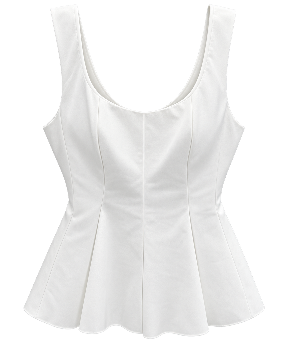 Top capri blanco